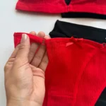 ست شورت سوتین پارچه نخی تابستانی رنگبندی توتوپوش
